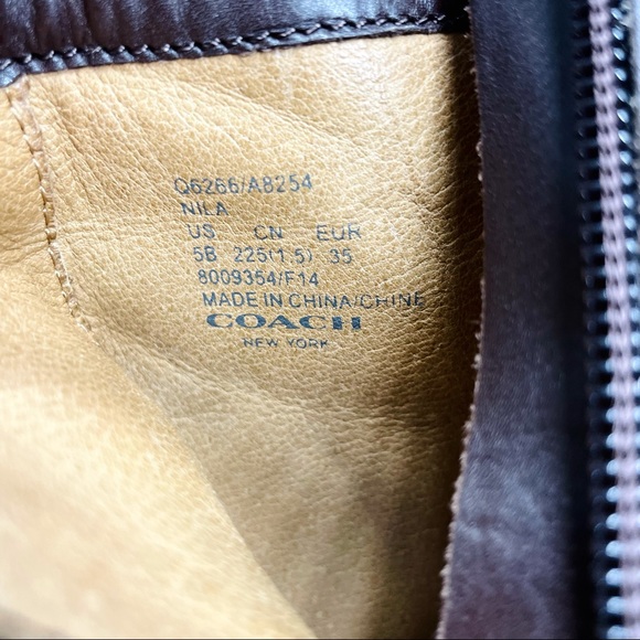 Coach Nila chestnut booties - Picture 14 of 14